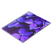 BLUE RED Hydrangea ノートブック (左側)