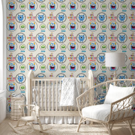 Blue Red Monster Kids' Rooms Child Name 壁紙