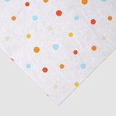 Blue Red Orange Cream Yellow Dots White Birthday  薄葉紙 (詳細)