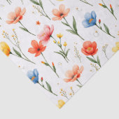 Blue Red Pink Flowers 薄葉紙 (詳細)