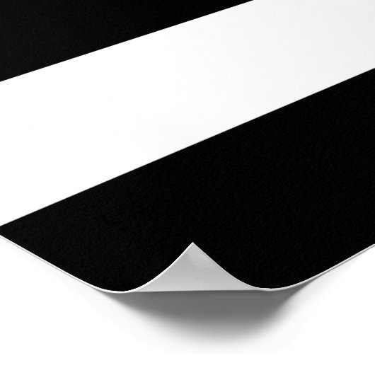 blue red thin line police firefighters symbol usa ポスター (角)