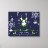 Blue Reindeer Canvas Print キャンバスプリント (正面)