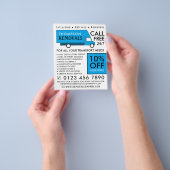 Blue Removal Van、Removal Company 広告's チラシ (手)