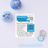 Blue Removal Van、Removal Company 広告's チラシ (シングル)