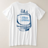 Blue Rhino "タンク" プラスサイズTシャツ (デザイン裏面)