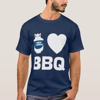 Blue Rhino "I Heat BBQ"メンズ Tシャツ