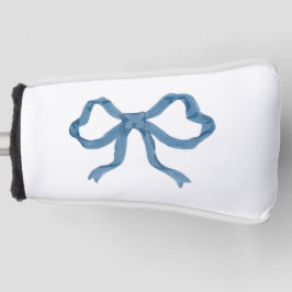 Blue Ribbon Bow Golf Head Cover ゴルフヘッドカバー