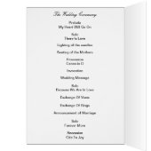 Blue Ribbon Silver Swansプログラムカード (内側 (左))