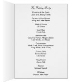 Blue Ribbon Silver Swansプログラムカード (内側 (右))