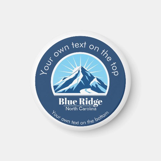Blue Ridge Mountains NC ski resort souvenir  マグネット (正面)