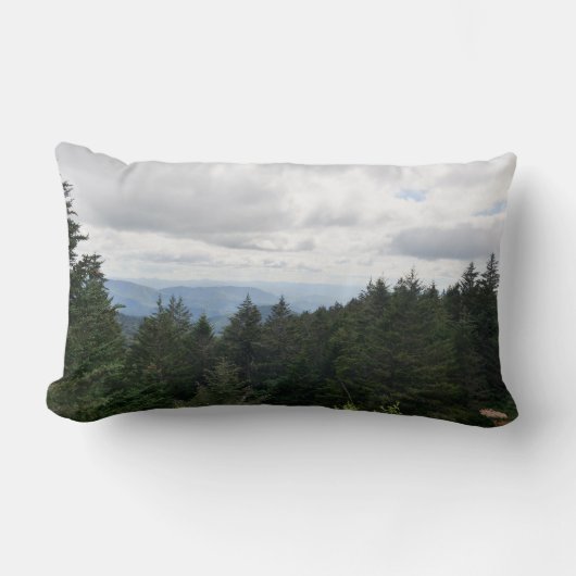 Blue Ridge Mountains North Carolina Pillow ランバークッション (正面)