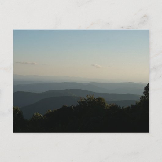 Blue Ridge Mountains Postcard ポストカード (正面)