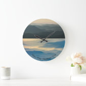 Blue Ridge Mountains Virginia Wall Clock ラージ壁時計 (ホーム)