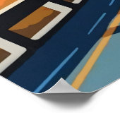 Blue Ridge Parkway ポスター (角)