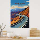 Blue Ridge Parkway ポスター (キッチン)
