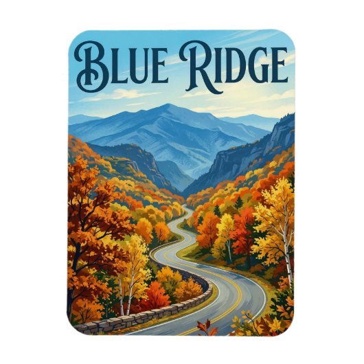 Blue Ridge Parkway マグネット (縦)