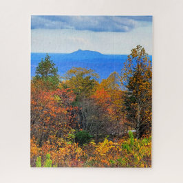 Blue Ridge Parkway Fall Overlook of Pilot Mountain ジグソーパズル