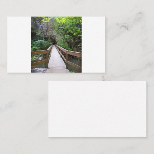 Blue Ridge Parkway - Natural Bridge 2 名刺 (正面/裏面)