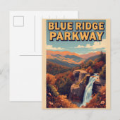 Blue Ridge Parkway Scenic Byway Virginia NC ポストカード (正面/裏面)