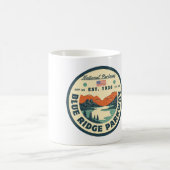 Blue Ridge Parkway Scenic Byway Virginia North C コーヒーマグカップ (中央)