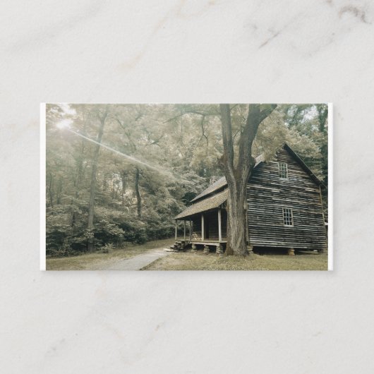 Blue Ridge Parkway - Tipton Place Homestead 名刺 (正面)