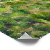 Blue Ridge Watercolor Study 2 ポスター (角)