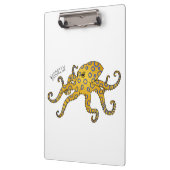 Blue-ringed octopus cartoon illustration クリップボード (左)