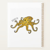 Blue-ringed octopus cartoon illustration  プランナー手帳 (裏面)