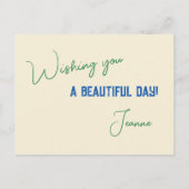 Blue River Anytime Card ポストカード (裏面)