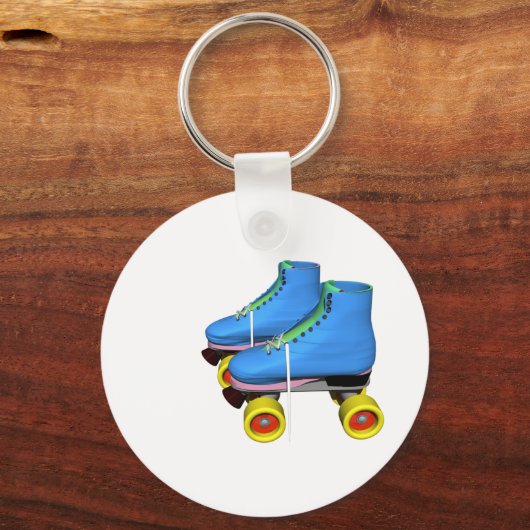 Blue Roller Skates キーホルダー (正面)