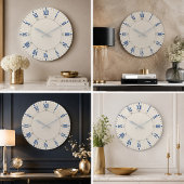 Blue Roman Elegant Classic ラージ壁時計
