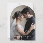 Blue Romantic Classic Personalized 招待状 (裏面)