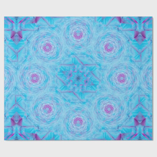 Blue Rose Brooch ラッピングペーパー (フラット)