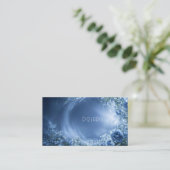 Blue Rose Floral and Luminous Cosmic Night 名刺 (スタンド正面)