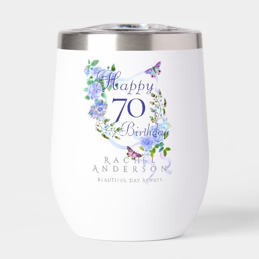 Blue Rose Ribbon 70th Birthday (正面)