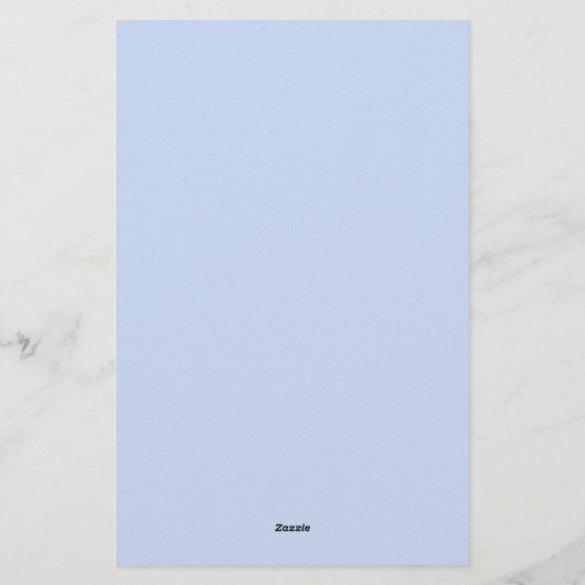 Blue Rose Ribbon Monogram Wedding Guest List 便箋 (裏面)