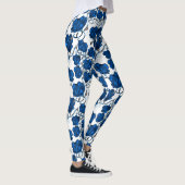 Blue Roses Leggings レギンス (右)