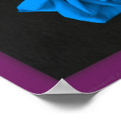 Blue Roses Print -20x24 -other sizes available ポスター (角)