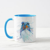 Blue Rough Collie Mug マグカップ (左)
