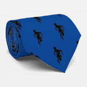 Blue Rugby Player Tie ネクタイ (ロール)