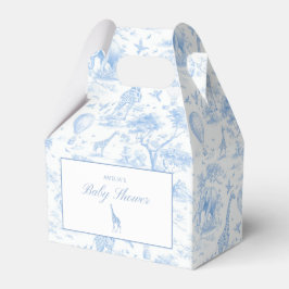 Blue Safari Toile de Jouy フェイバーボックス