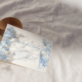 Blue Safari Toile de Jouy Books for Baby エンクロージャーカード