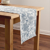 Blue Safari Toile Table Runner ショートテーブルランナー (インサイチュ)