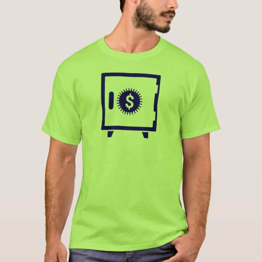 Blue Safe Vault Box Tシャツ (正面)