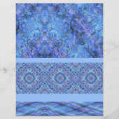 Blue Sampler Bulk Scrapbook Paper Pages チラシ (裏面)