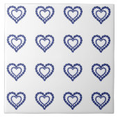 Blue Sapphire Heart タイル (正面)