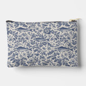 Blue Sardine Chinoiserie Cosmetic Pouch  アクセサリーポーチ (裏面)