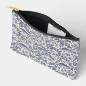 Blue Sardine Chinoiserie Cosmetic Pouch  アクセサリーポーチ (見開き)