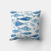 Blue Sardines Coastal クッション (裏面)