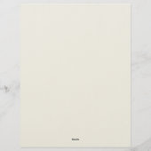 Blue Scallop Shells and Coral レターヘッド (裏面)